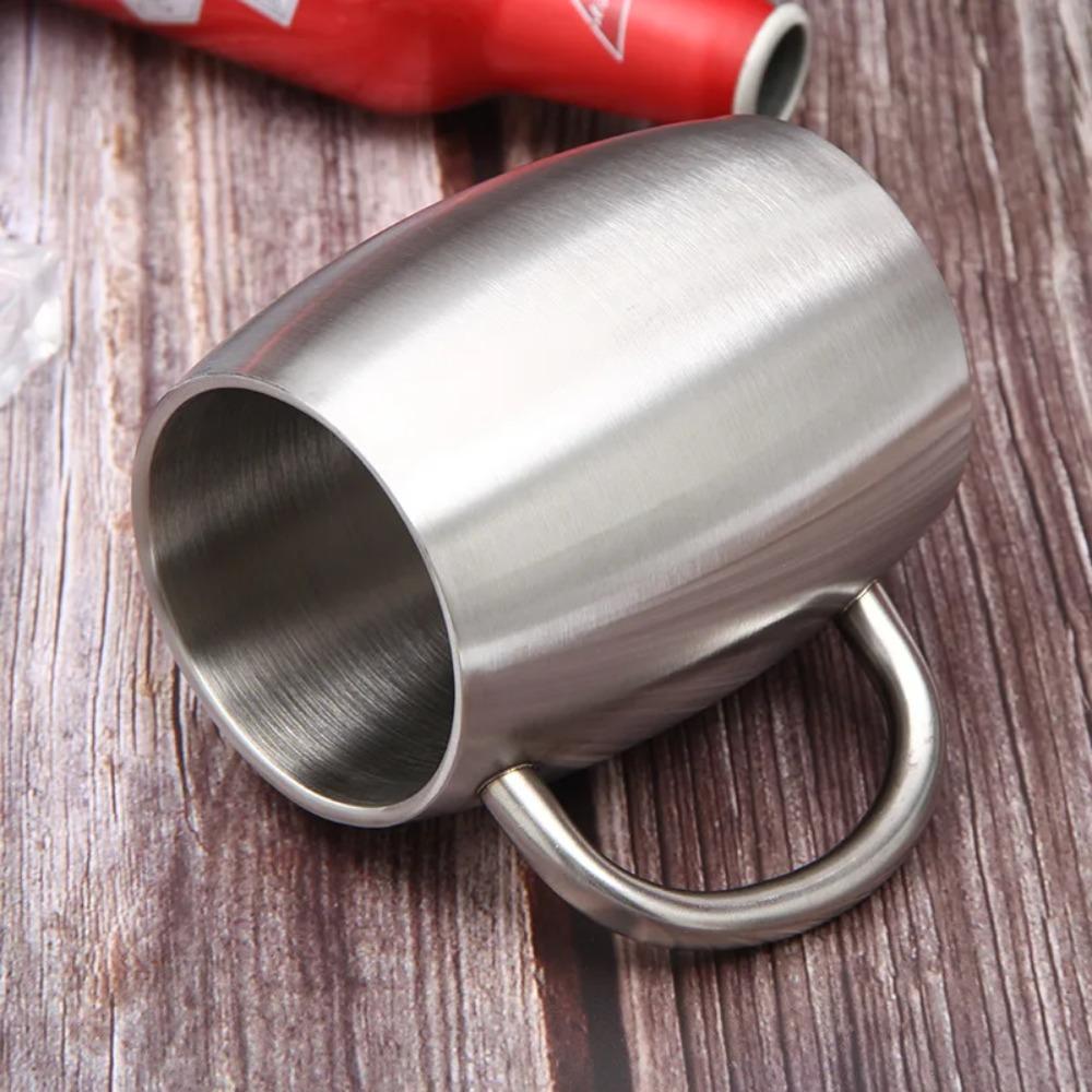 Portable Coffee Cup Double Wall Office Water Mugs Milk Tea Cups Thermal Cup  Home