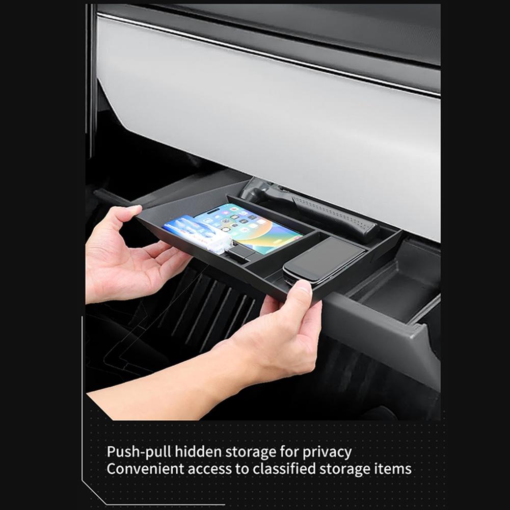 Central Console Glove Box Storage Organizer Tray For Tesla Cybertruck 2024 Accessories