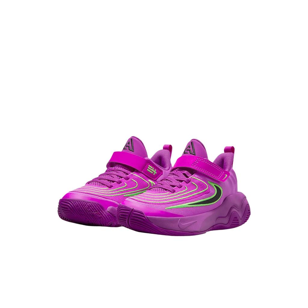 Nike Giannis Immortality 4 PS Joker Kids Sneakers Purple Bold-Berry Green-Strike FZ6733-501
