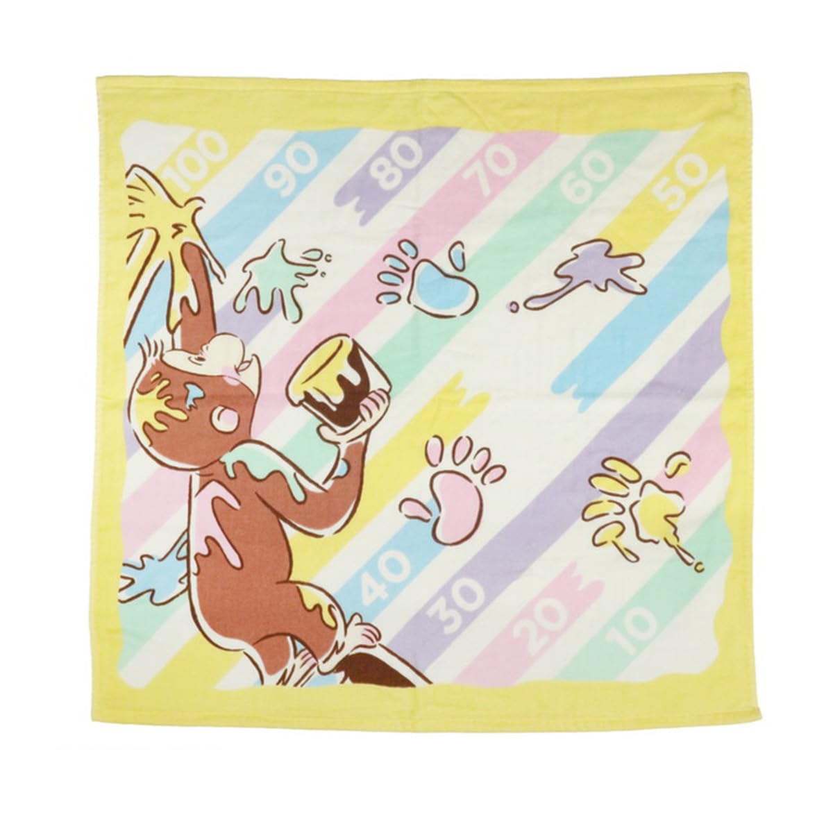 

Marushin Bath Towel Gauze Bath Towel Curious George Pastel George Baby 4765023100
