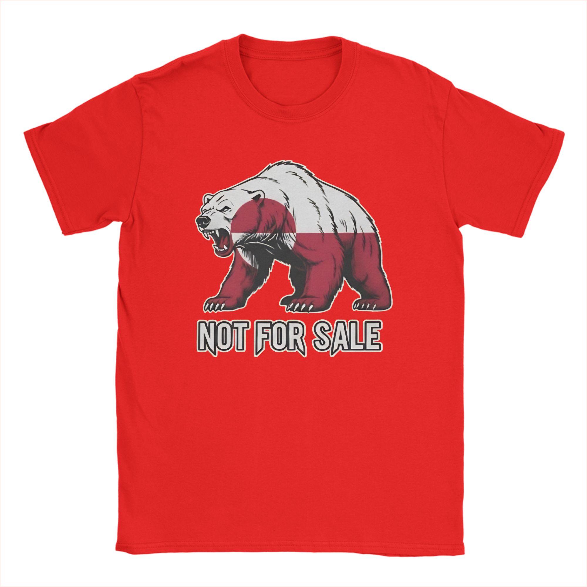

Men Greenland Polar Bear Not For Sale Heritage T Shirt Pure Cotton Clothes Awesome Short Sleeve Crewneck Tee Shirt TShirts S