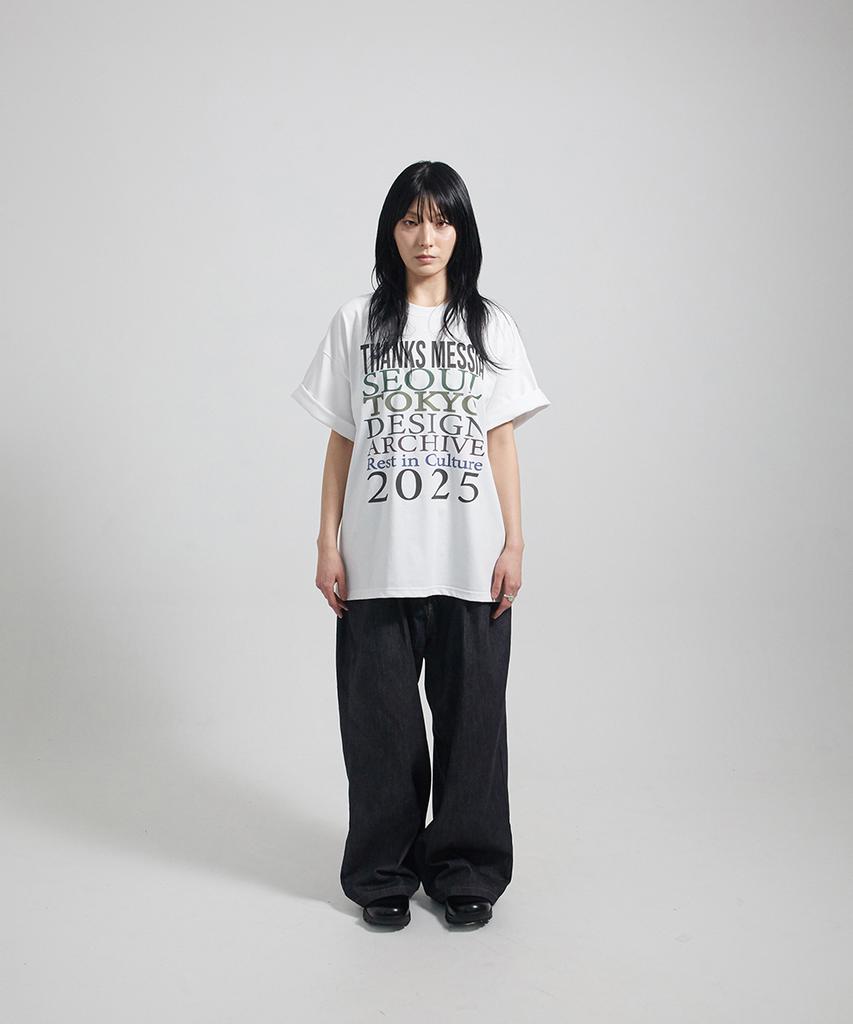 THANKS MESSIA Season Open Tshirt-White