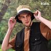 Block Color Fisherman Cap Breathable Nylon Sun Protection Hat For Sports Outdoor