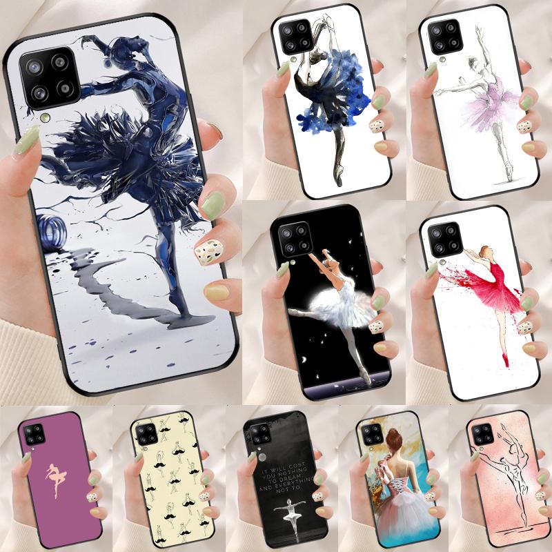 Ballerina Ballet Dancer Girl For Samsung Galaxy A15 A55 A53 A33 A35 A22 A32 A52 A54 A34 A14 A56 A36 A26 A16 A05 A06 Case