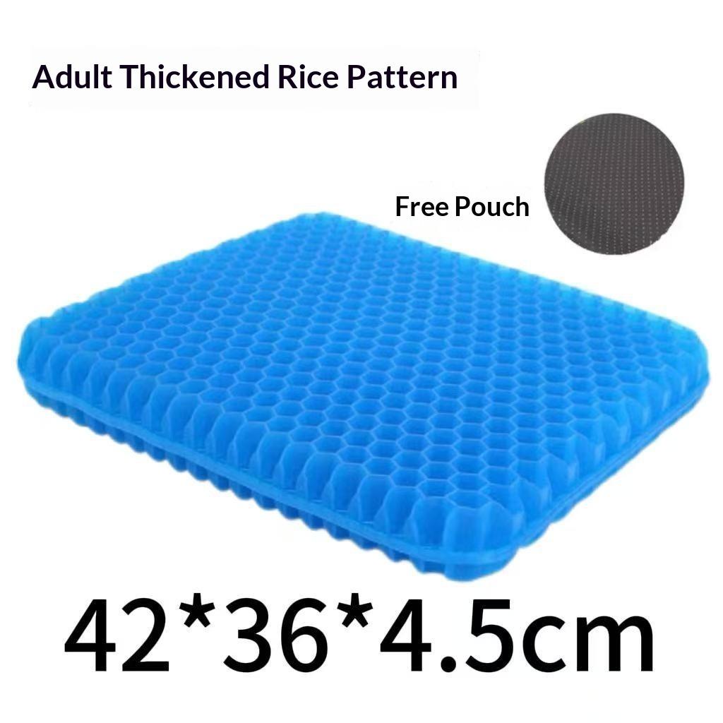 Ice Cushion Honeycomb Gel Seat Cushion Office Sedentary Silicone Fart Cushion Car Cold Seat Cushion