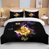 12 Sizes Gold Butterfly Bedding Set Luxury Black Duvet Cover Bedclothes 3d Printed Comforter Bedding Sets For AdultsCute Bed Set
