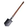 6B Multi-functional Entrenching Tool: Manganese Steel Large Combat Shovel with Wooden Handle, Vehicle-Mounted, Portable for Fishing and Outdoor Use.