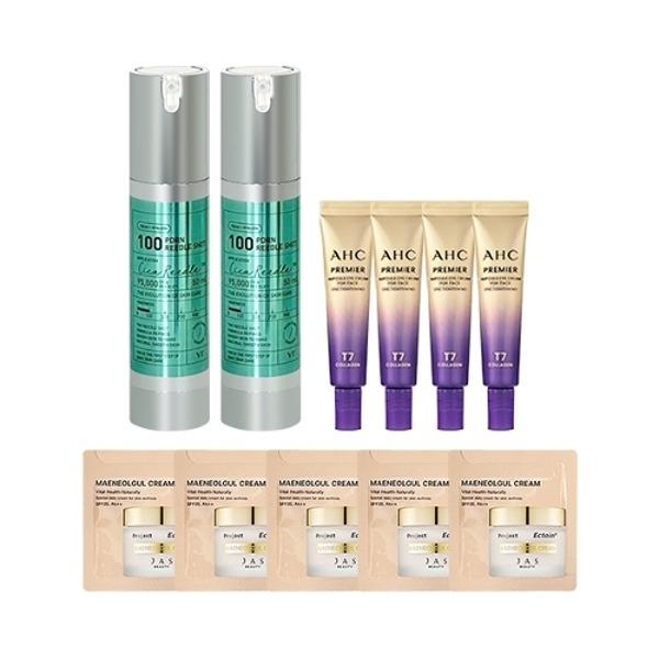 VTCOSMETICS PDRN Riddle Shot 100 Ampoule 50ml x2 + AHC Eye Cream Season 13 12ml x4 + 5 Samples_23228099_587813