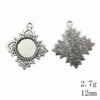 Valentine's Day Accessories For Making Jewelry Fit Round 12mm Glass Cabochon Base Setting Tray Accessories Parts Women's Clothing Bag Accessories