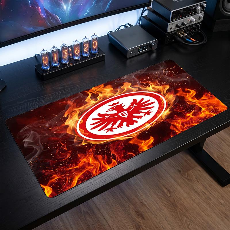 Tappetino Mouse Grande Stampa Calcio Eintracht Frankfurt, Tappetino Esteso Antiscivolo per Scrivania da Gaming per Ufficio Casa
