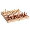 Portable Wooden Magnetic Chess Set for Kids and Beginners - Folding Design