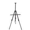 Splenno Metal Easel Stand, 3-Tier Telescopic Easel, Black, with Storage Bag