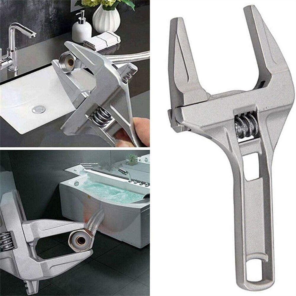 

Home Large Opening Hand Tools Bathroom Adjustable Spanner 6-68MM Steel Key Pipe Wrench Nut Key