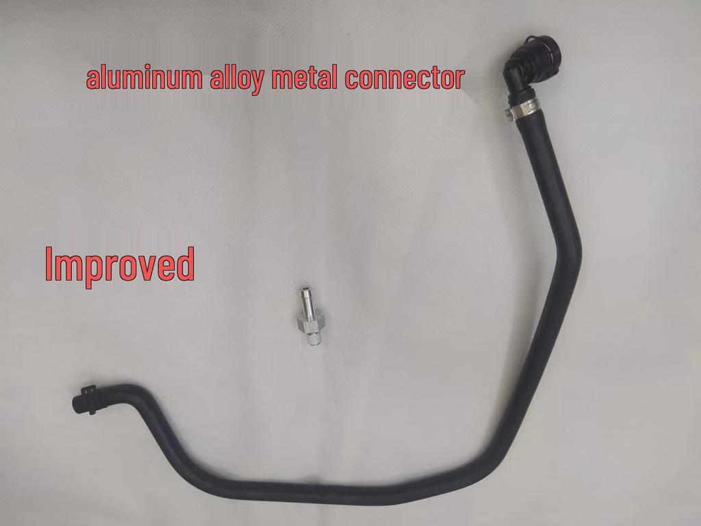 BMW 3 Series F35 B48 Expansion Tank Return Hose with Enhanced Aluminum Alloy Metal Head (Part 17128740118)