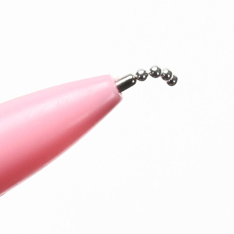 Steel Ball Magnetic Pen Nail Dotting Tool Nail Dotting Manicure Tool for Cats Eye Gel Polish Nail Art Decoration