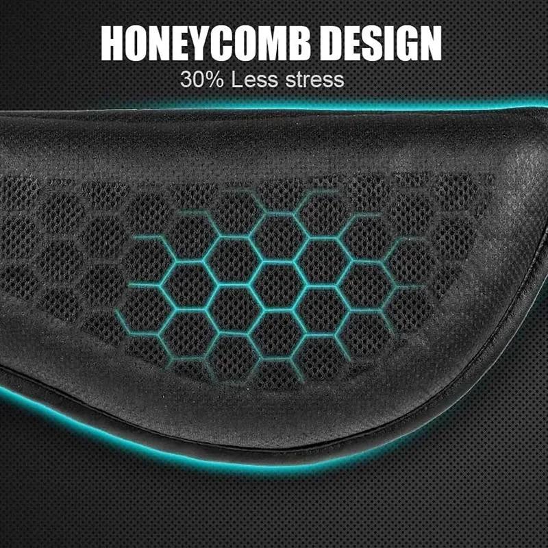Breathable Anti-Slip Motorcycle Seat Cushion - 3D Honeycomb Gel Pad for Shock Absorption & Long-Distance Comfort