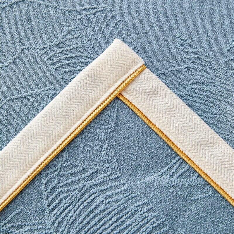 List Jednobarevná Žinylková Podložka na Pohovku Čtyři Roční Období Univerzální Protiskluzová a Prachotěsná Podložka na Pohovku Potah na Pohovku Polštář v Severském Stylu