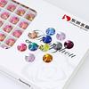 Dongzhou Crystals Rivoli Shaped Flatback Sew On Rhinestones Non Hotfix Crystal Beads Garment Shoes Sewing Accessories