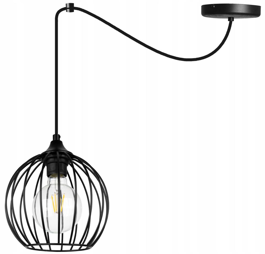 MODERN SPIDER HANGING LAMP, WIRE CEILING