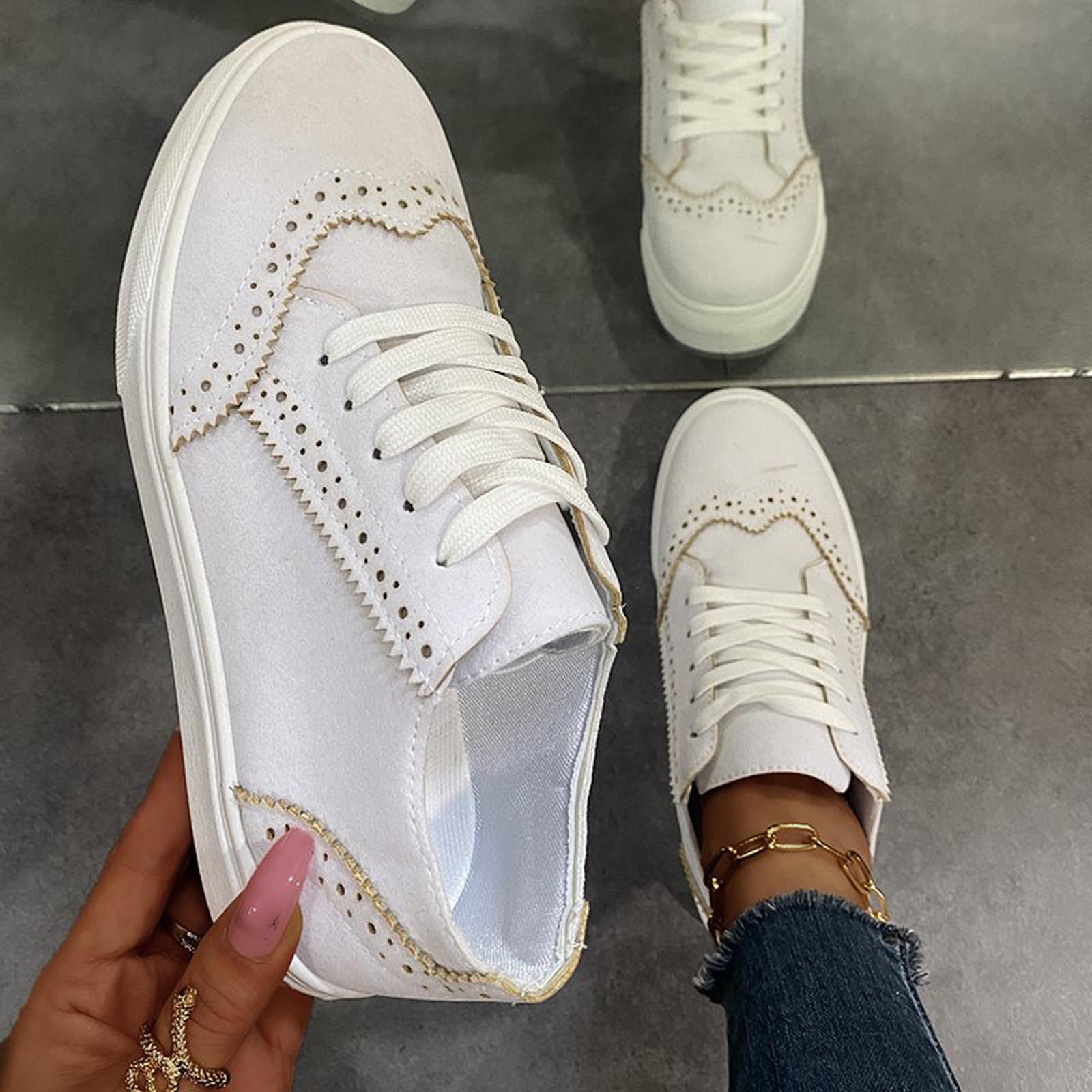 

Женские модные повседневные замшевые спортивные туфли на плоской подошве с низким верхом, одинарные туфли 43 белый