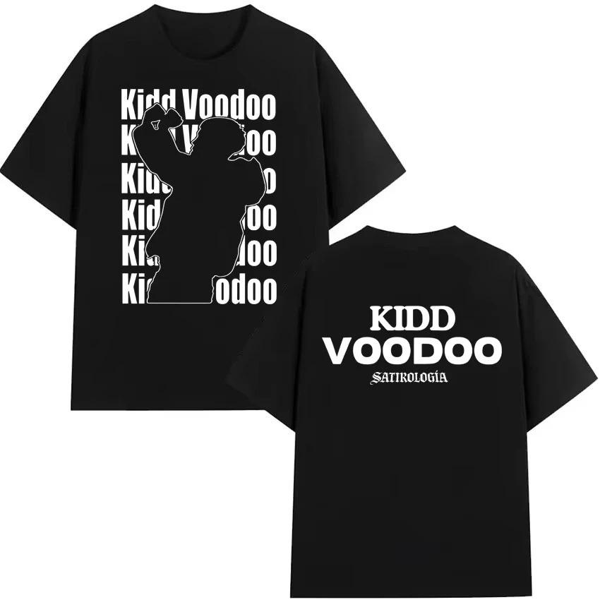 Singer Kidd Voodoo Album Tour 2026 Pattern Fashion Tshirt Summer Mens Women Hiphop Gothic Pure Cotton Retro Shortsleeved Top S