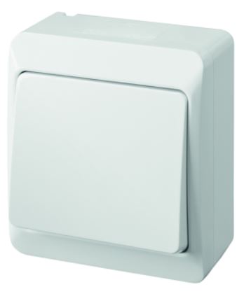 Hermes white NT universal connector IP44 screw terminals 10AX 250V 0331-02