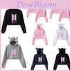 Bts Bangtan Boys Love Yourself Tear Navel Hoodie With Cute Cat Ear Design In Multiple Color Options