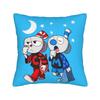 Game Cupheads Square Pillow Cases Mugman Cushion Cover Fashion Zipper Decor Pillowcase for Home Cm