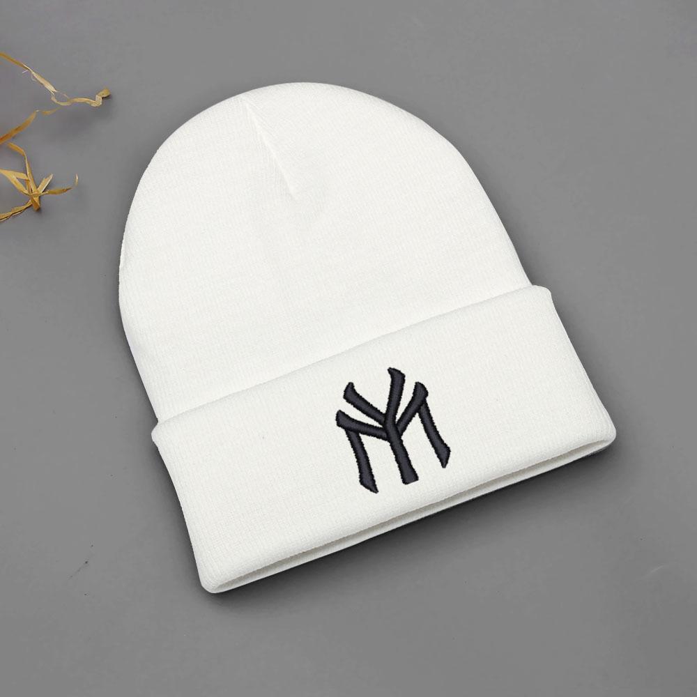 Winter Warm Beanie Hats For Women Men Letter MY Embroidery Knit Hat Unisex Cold Ski Hat Dropshipping Wholesale