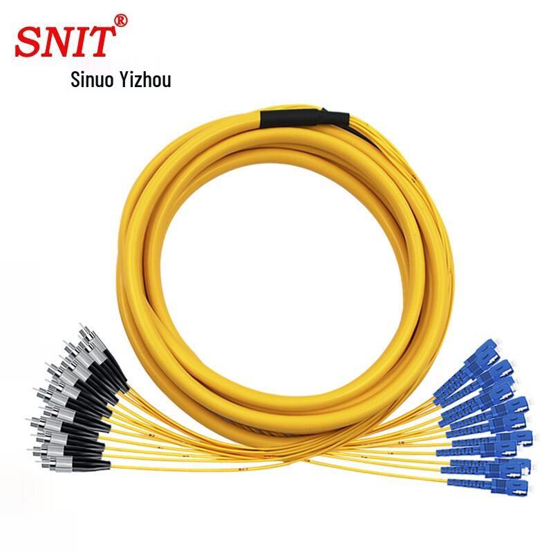 SNIT 12-Core Breakout Single-Mode Fiber Patch Cord