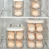 Large Capacity Automatic Rolling Egg Container Transparent Egg Storage Box  for Home