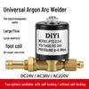 Solenoide para Soldador MIG/MAG e TIG: Válvula de Gás Eletromagnética 220V, 12V, Válvula Elétrica 24V, Válvula de Argônio 36V com Clipe de Retenção, 1.5