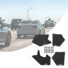 Replacement Accessory 537370C030 Splash Guard Liner Shield with Clips Mud Flaps Mudflap Apron