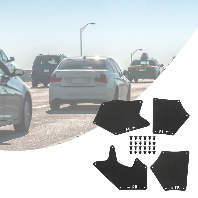 Replacement Accessory 537370C030 Splash Guard Liner Shield with Clips Mud Flaps Mudflap Apron