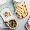 1 Set Cartoon Rabbit Bowl Dish Ceramic Breakfast Plate Oatmeal Bowl for Kids Dessert Plate Milk Container