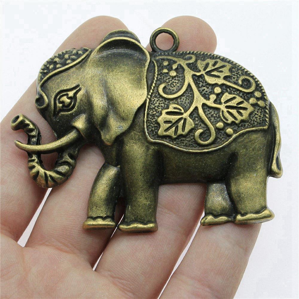 Charms Elephant God Pendants Kids' Jewelry Materials QC049