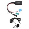Car Stereo Bluetooth 5.0 Input Cable Audio Music Adapter 6Pin with Microphone Replacement for Clio