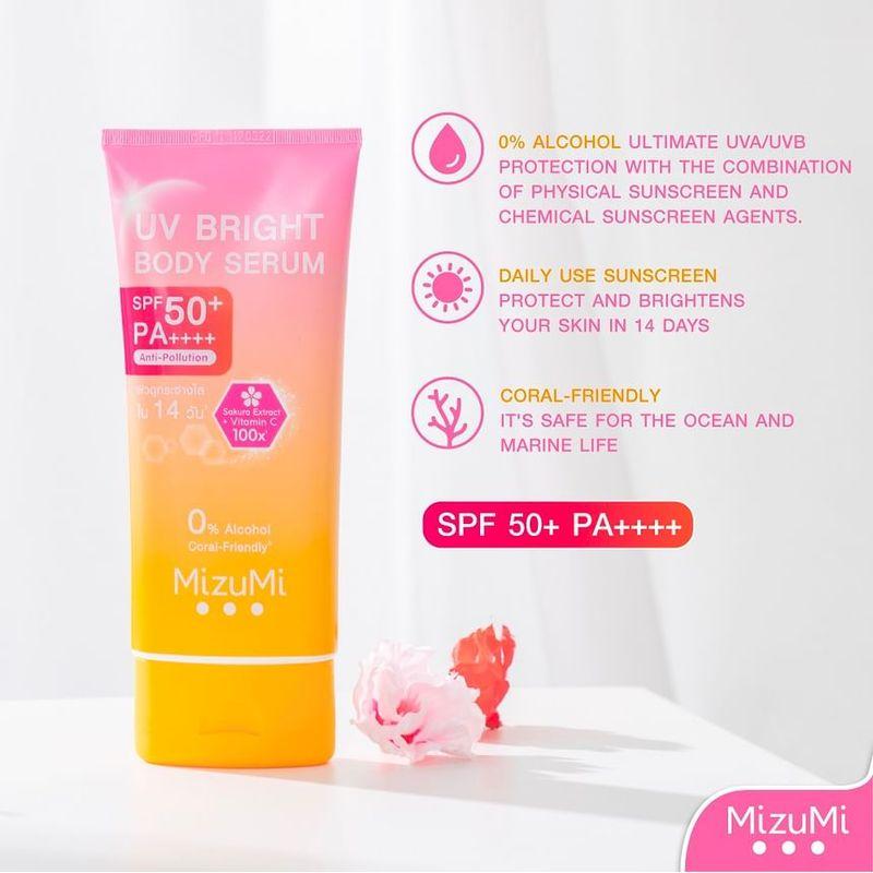 MizuMi - UV Bright Body Serum SPF 50+ PA++++