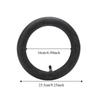 2 Pcs 10×2 Inner Tubes Rubber Black Scooter Inner Tube Straight Valve Tyre Inner Tube for Xiaomi M365, M365 Pro, 1S