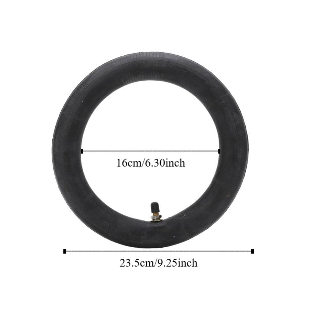 2 Pcs 10×2 Inner Tubes Rubber Black Scooter Inner Tube Straight Valve Tyre Inner Tube for Xiaomi M365, M365 Pro, 1S