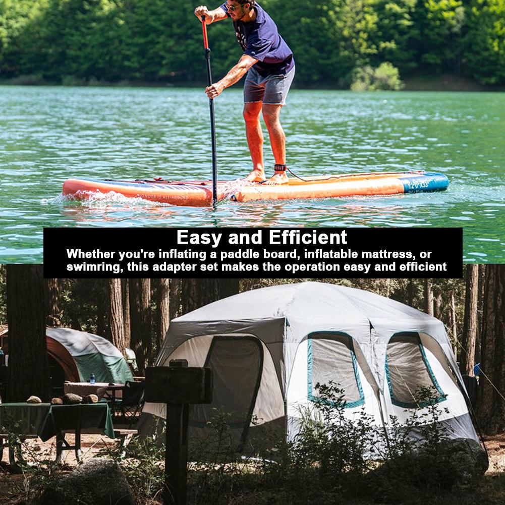 Paddle Board Inflation Adapter Multifunctional Inflation Nozzle Adapter Car Inflator Converter