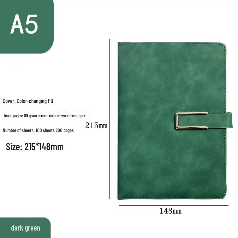 A5 Business Custom Logo Magnetic Notepad Diary Set