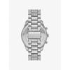 Michael Kors Oversized Lexington Pavé Silver-Tone Watch MK4972