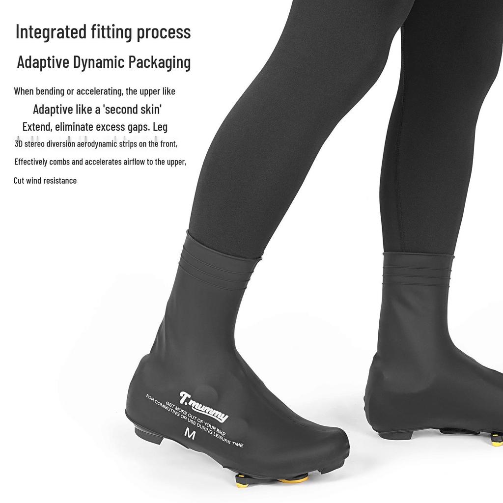 Cycling-Specific Windproof Waterproof Non-Slip Warm Silicone Shoe Covers