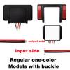 6 Styles Mirror Dimming Touch Switch Bathroom Mirror DC12V 24V Makeup LED Monochrome Electrodeless Dimming Mirror Switch Adjusta