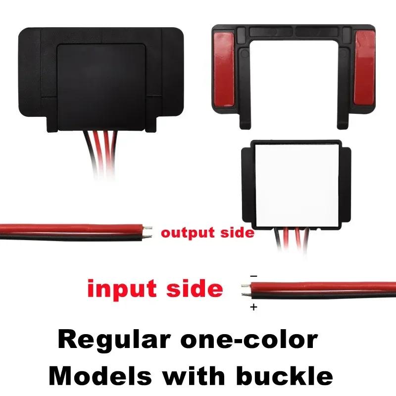 6 Styles Mirror Dimming Touch Switch Bathroom Mirror DC12V 24V Makeup LED Monochrome Electrodeless Dimming Mirror Switch Adjusta