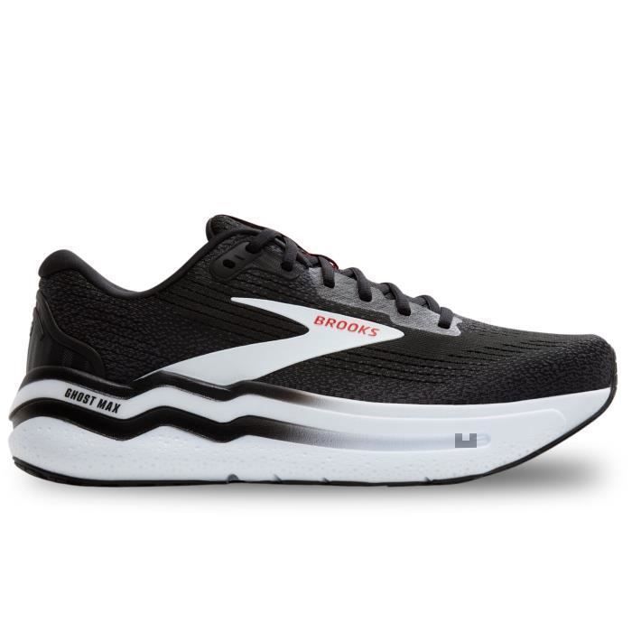 Chaussure De Course - Brooks - Ghost Max 2 - Noir - Lacets - Plat