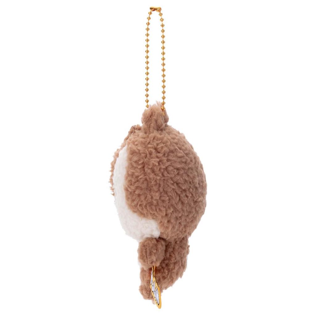 Disney Character YULULUN Ball Chain Mascot Dale Plush Toy Height Approx. 12cm