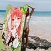 Liebe Anime Ein Zeichen von Zuneigung Mikrofaser Bedrucktes Strandtuch Bergsteigen Strand Schwimmen Laufen Saugfähiges Weiches Handtuch