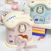 Practical Cartoon Money Coin Piggy Bank Desktop Ornament Shatterproof Coin Saving Jar Adorable Appearance for Home